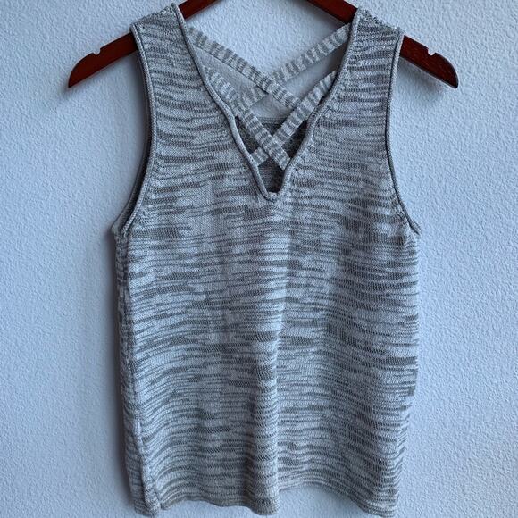 Lucky Brand Knit Cross Back Strappy Tank S - Picture 6 of 6